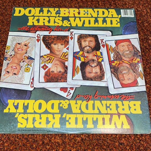Vintage Country Dolly/Willie/Kris/Brenda Vinyl Record - Picture 2 of 8